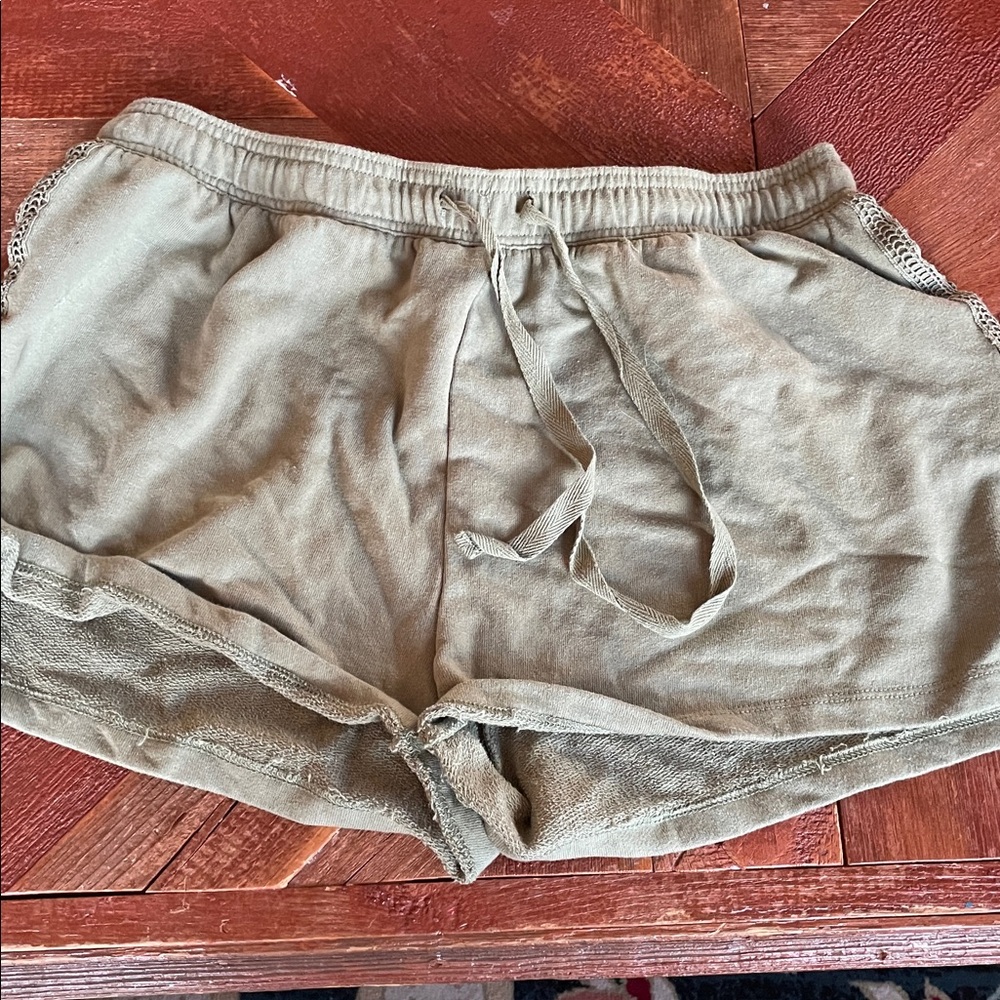EARTHBOUND Olive Green Drawstring Women’s Shorts